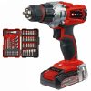 Einhell TE-CD 18/2 Li +39 (1x2,5 Ah) akkus ütvefúró-csavarozó szett