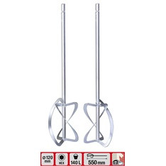 Einhell Dupla keverõszár malterhez és habarcshoz 120x550 mm festékkeverő tartozék