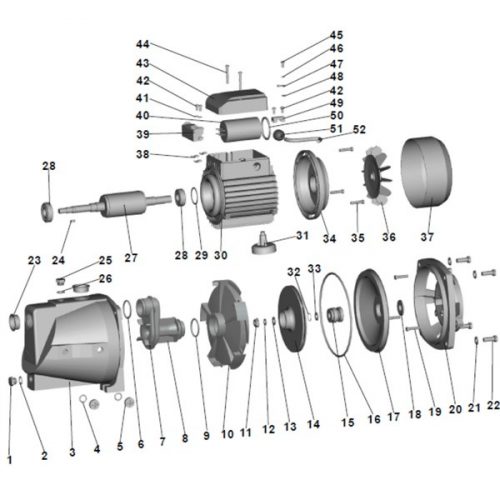 EXTOL o gyűrű 138×3,3mm; 84510 kerti szivattyúhoz