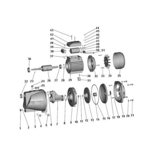 EXTOL hullámos alátét 34mm; 84511 szivattyúhoz