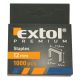 EXTOL PREMIUM tűzőgépkapocs (11,3×0,52×0,7); 14mm, 1000db