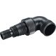 HERON csőcsonk adapter 1" - 1 1/4" - 1 1/2" lépcsőkkel, visszafolyás gátlóval a 8895014 szivattyúhoz