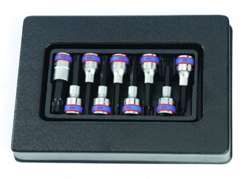 9 részes 1/2˝-os torx bitfejkészlet L=80mm  9-4119PR