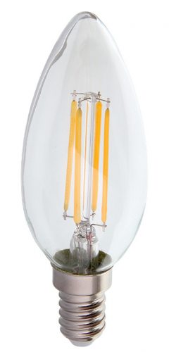 ISKRA LED izzó C37 E14 4W 2700K FILAMENT