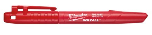 Milwaukee INKZALL™ Jelölő filc Vékony tartós hegyű Piros - 1 db