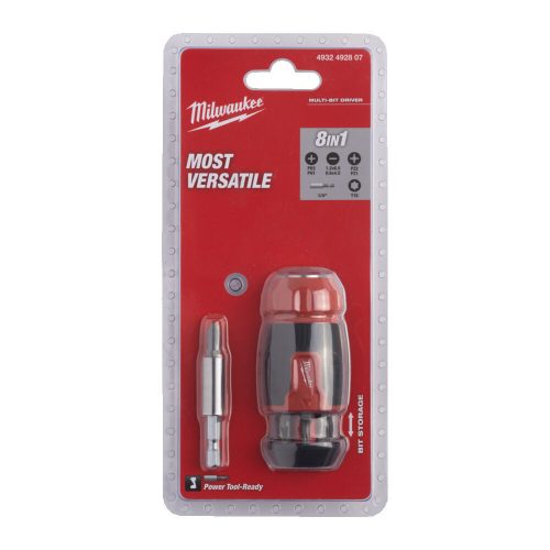 Milwuakee 8 in 1 Compact Multi-Bit Screwdriver