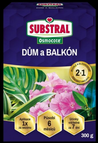 SUBSTRAL® Osmocote® 2az1-ben Balkonnövényekhez 300 g